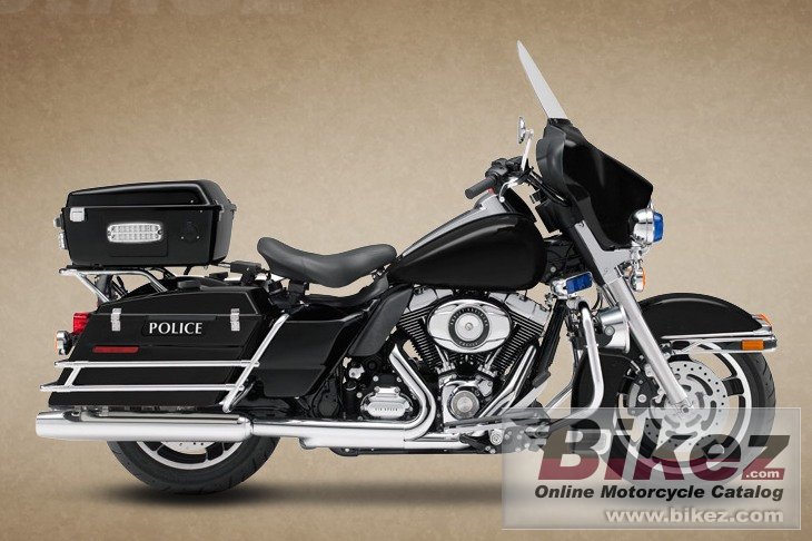 Big Harley-Davidson electra glide police picture and wallpaper from Bikez.com